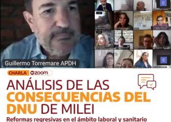 Importante participación en la charla sobre “El análisis de las consecuencias del DNU de Milei»