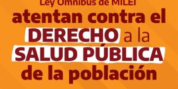 El DNU y la Ley Ómnibus atentan contra el derecho a la Salud Pública de la población