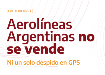 Aerolíneas Argentinas no se vende