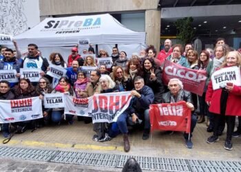 Llevamos nuestro apoyo a lxs trabajadorxs de Télam 