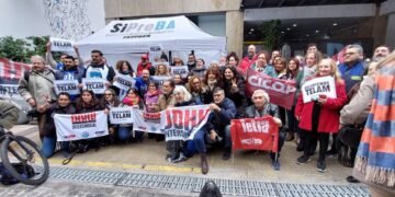 Llevamos nuestro apoyo a lxs trabajadorxs de Télam 