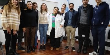 Reunión en el Hospital Bollini de La Plata 