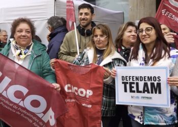 Presentes en el acampe de Télam | 24.05.24