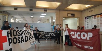 Jornada de Protesta en el Hospital Posadas para exigir devolución de los descuentos y la reincorporación de lxs despedidxs