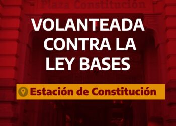 Volanteada en Constitución en rechazo a la Ley Bases y el Paquete Fiscal | 25.06.24
