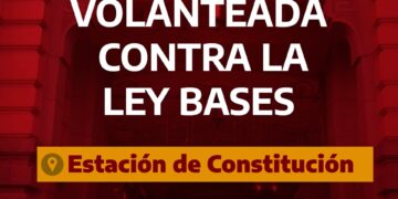 Volanteada en Constitución en rechazo a la Ley Bases y el Paquete Fiscal | 25.06.24