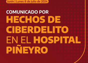 Comunicado por hechos de ciberdelito en el Hospital Piñeyro 