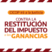 Vamos a la Justicia contra la restitución del Impuesto a las Ganancias