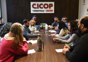 La conducción de CICOP recibió a la Comisión Directiva Seccional y despedidxs del Hospital Posadas