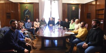Importante reunión con el Intendente de La Plata