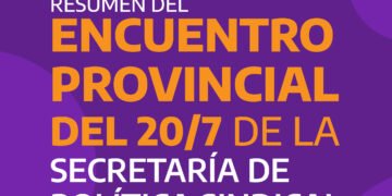 Resumen del encuentro del 20/7 de la Secretaría de Política Sindical de Géneros