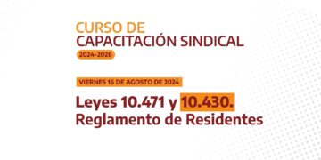 Capacitación Ley 10.430 | 16.08.24