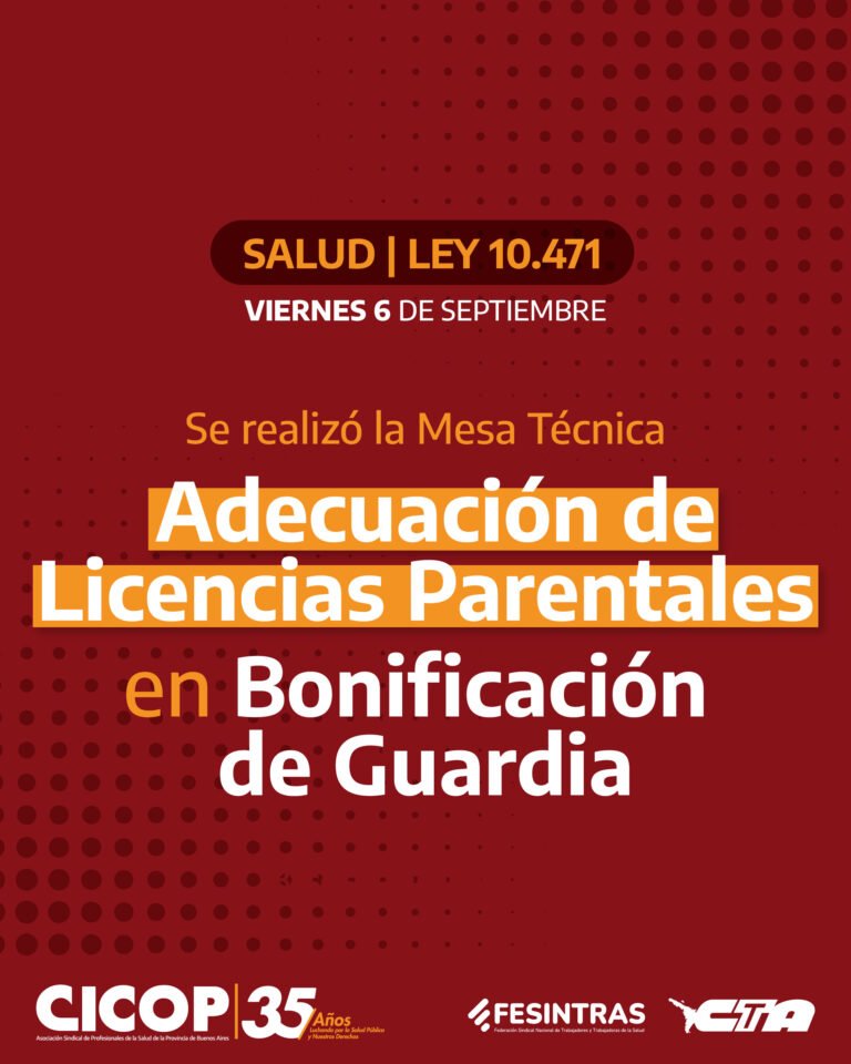 Se realizó la Mesa Técnica Adecuación de Licencias Parentales en ...