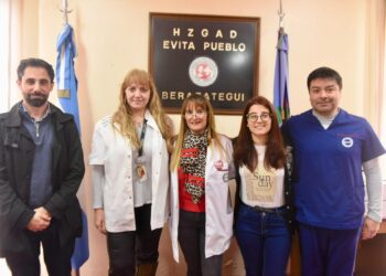 Visita al Hospital Evita Pueblo