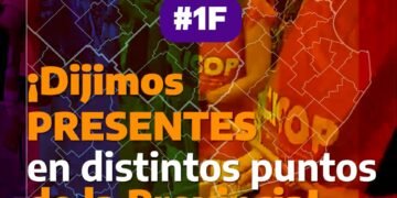 1F: Movilizamos en distintos puntos de la Provincia | 1.02.2025