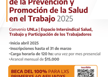 Diplomatura en Gestión de la Prevención y Promoción de la Salud en el Trabajo 2025
