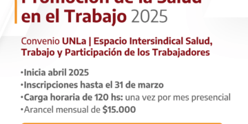 Diplomatura en Gestión de la Prevención y Promoción de la Salud en el Trabajo 2025