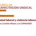 Salud laboral y violencia laboral Los Comités Mixtos y la COMISASEP | 21.03.25