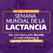 Semana Mundial de la Lactancia 2025: “Priorizar la lactancia: crear sistemas de apoyo sostenibles”