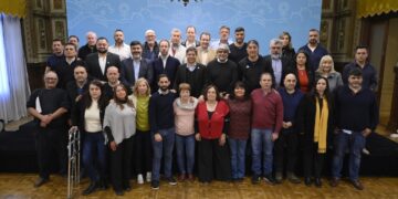 Reunión de representantes gremiales con el Gobernador Axel Kicillof