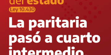La paritaria estatal pasó a cuarto intermedio