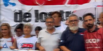 FESINTRAS y CICOP en Rosario contra la Reforma Laboral | 11.02