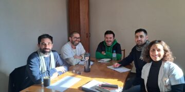 Encuentro de trabajo con la nueva Comisión Directiva de la Seccional El Dique