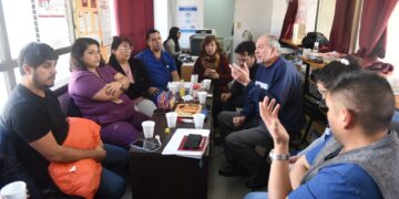 Visita al Hospital Gandulfo para fortalecer el trabajo gremial