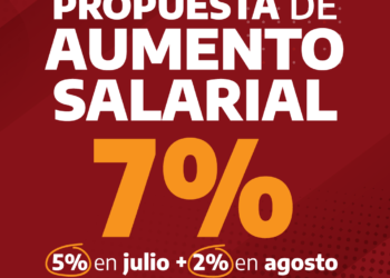 Paritaria General del Estado: Propuesta del 7% en dos tramos