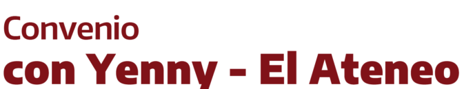 ¡Aprovechá un descuento exclusivo en Yenny - El Ateneo para tus compras online! ¡Aprovechá un descuento exclusivo en Yenny - El Ateneo para tus compras online!