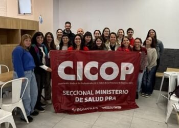 Importante intercambio con trabajadorxs del Ministerio de Salud