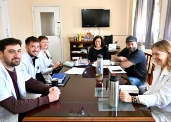 Reunión en el Hospital San Juan de Dios de La Plata