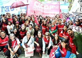 CICOP marchó al Congreso en defensa de la educación, la salud y la soberanía