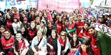 CICOP marchó al Congreso en defensa de la educación, la salud y la soberanía